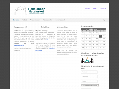 fleksjobbernetvaerket.dk snapshot