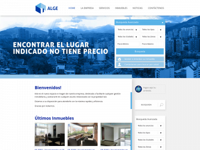 algeinmobiliaria.com snapshot