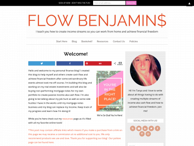 flowbenjamins.com snapshot