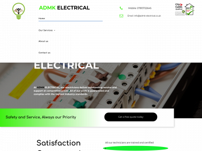 admk-electrical.co.uk snapshot