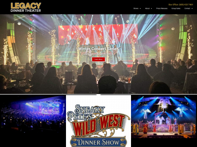 legacydinnertheater.com snapshot