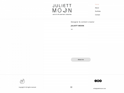 juliettmoon.com snapshot