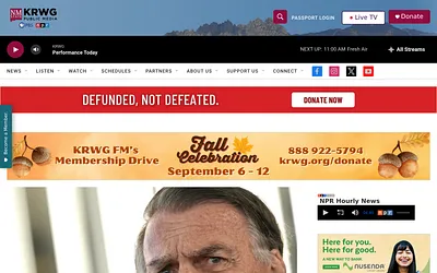 krwg.org snapshot