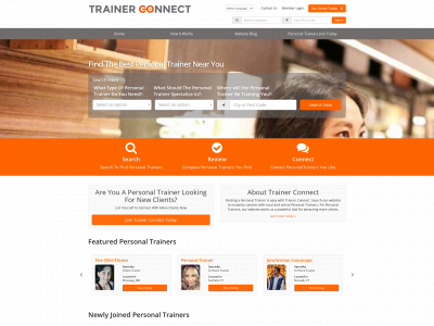 www.trainerconnect.net snapshot
