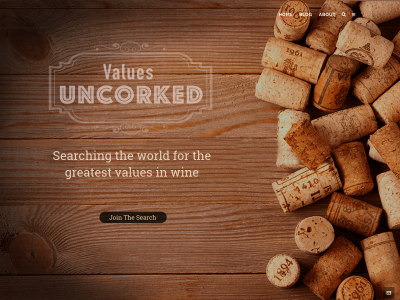 valuesuncorked.com snapshot