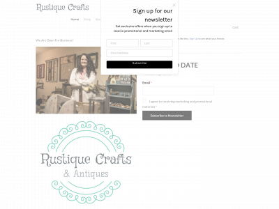 www.rustiquecrafts.com snapshot