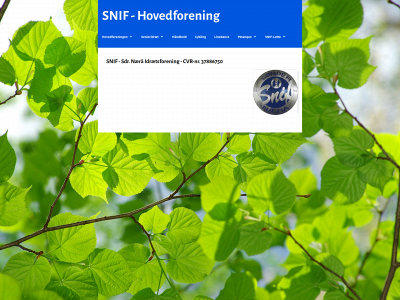 snif-hovedforening.dk snapshot