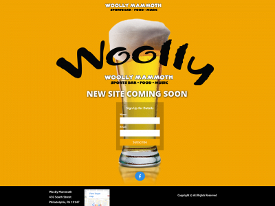 woollymammothphilly.com snapshot