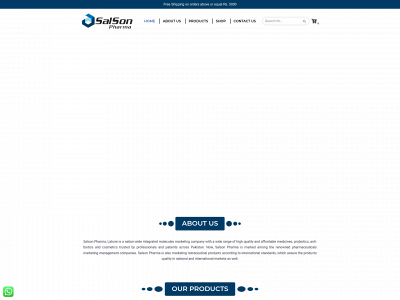 salsonpharma.com snapshot