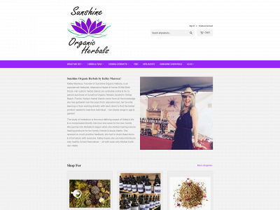 www.sunshineherbals.net snapshot