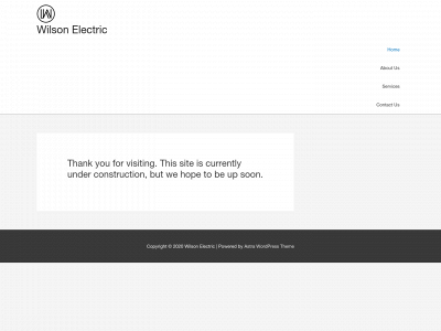 thewilsonelectric.com snapshot
