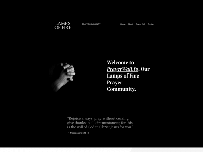 prayerwall.io snapshot