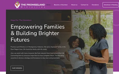 thepromiselandministries.org snapshot