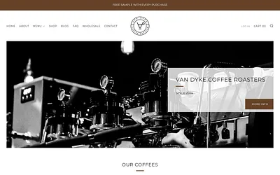 www.vandykecoffeeroasters.com snapshot
