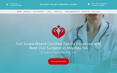 siliconvalleymedicalclinic.com snapshot