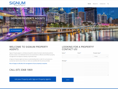 signumproperty.com.au snapshot