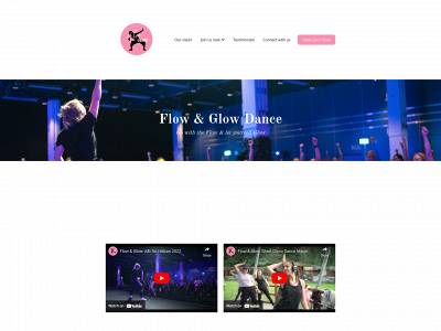 flowandglowdance.com snapshot