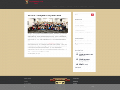 shepherdgroupbrassband.co.uk snapshot