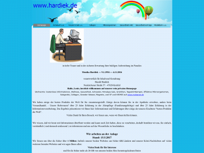 hardiek.de snapshot