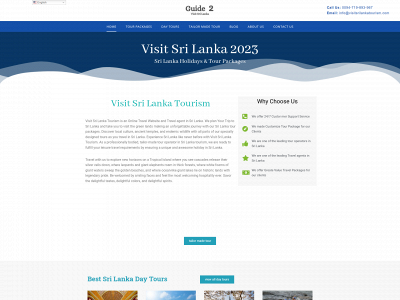 visitsrilankatourism.com snapshot