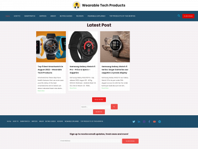 wearabletechproducts.com snapshot