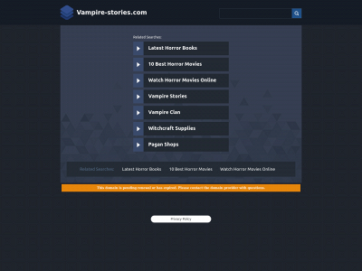 vampire-stories.com snapshot