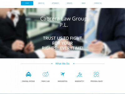 raulcabreralaw.com snapshot