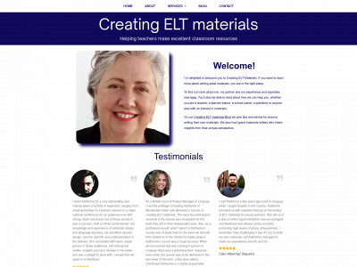 creatingeltmaterials.com snapshot