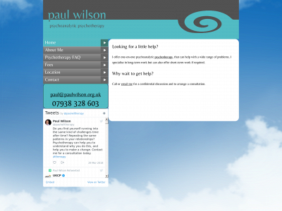 paulwilson.org.uk snapshot