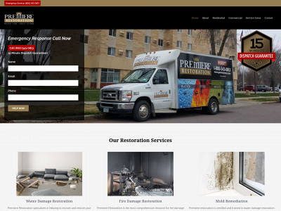 premiererestorationmn.com snapshot