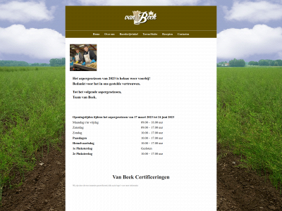 vanbeekasperges.nl snapshot