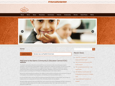 icec.org.uk snapshot