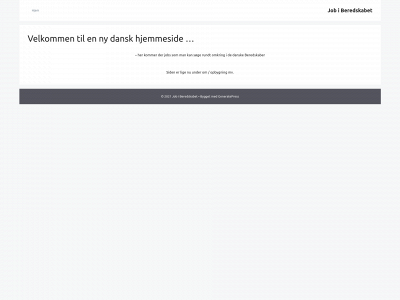 jobiberedskabet.dk snapshot