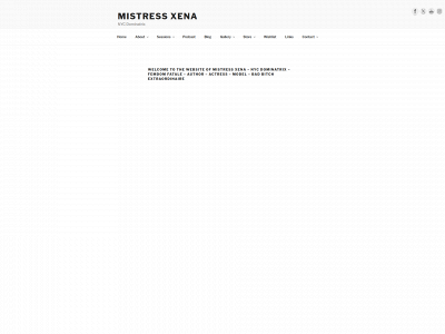 mistressxena.com snapshot