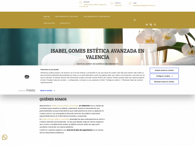 www.isabelgomesesteticaavanzada.com snapshot