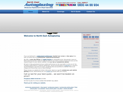 northeastautoglazing.co.uk snapshot