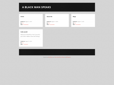 ablackmanspeaks.com snapshot