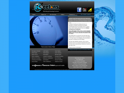 keetonsplumbingandheating.co.uk snapshot