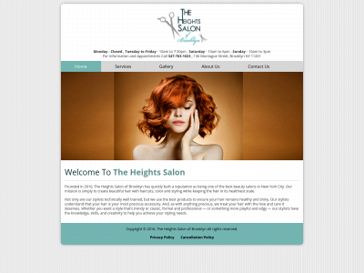 theheightssalon.com snapshot