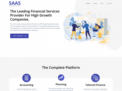 saascfoconsulting.com snapshot