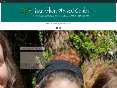 dandelionherb.com snapshot