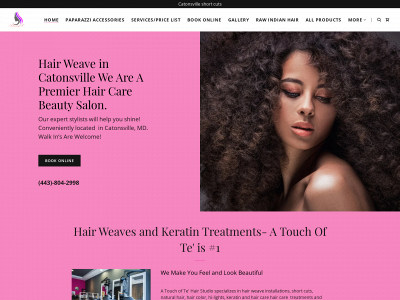 atouchoftehairstudio.com snapshot