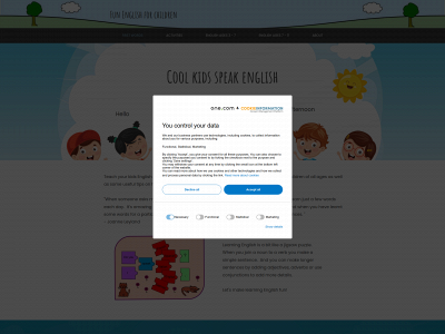 funenglishforchildren.com snapshot
