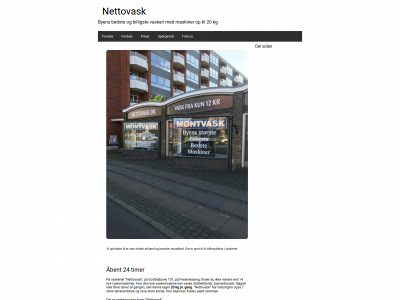 nettovask.dk snapshot