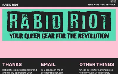 rabidriot.com snapshot
