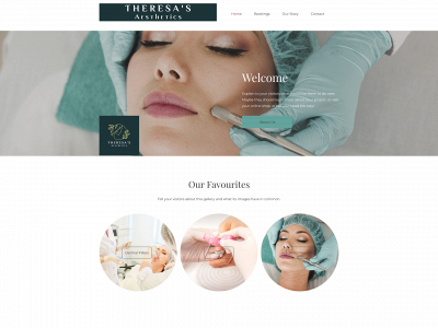 theresaaesthetics.com snapshot