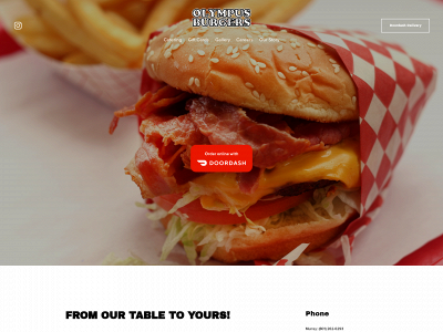 olympusburgers.co snapshot