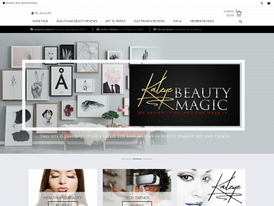 kaleyebeautymagic.com snapshot