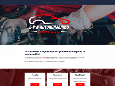 epnautokorjaamo.fi snapshot