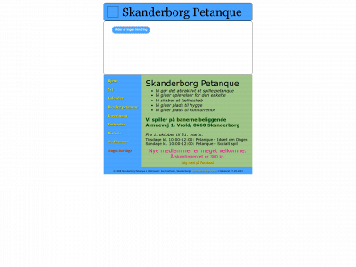 skanderborgpetanque.dk snapshot